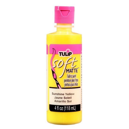Picture of 20406 Brush-On Fabric Paint Sunshine Yellow Matte 4 oz.