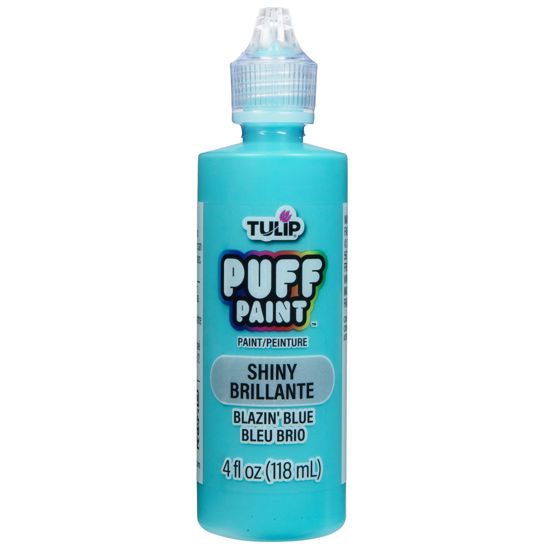 Picture of 26526 Tulip Dimensional Fabric Paint Slick Blazin' Blue 4 oz.