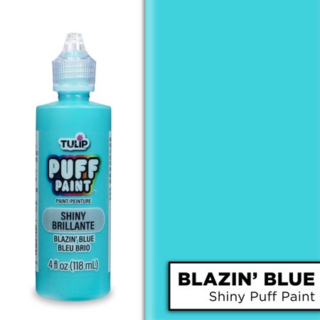 Picture of 26526 Tulip Dimensional Fabric Paint Slick Blazin' Blue 4 oz.