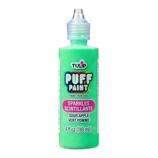 Picture of 20738 Tulip Dimensional Fabric Paint Sparkles Sour Apple 4 oz.