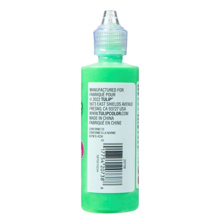 Picture of 20738 Tulip Dimensional Fabric Paint Sparkles Sour Apple 4 oz.