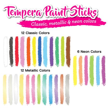 Picture of 48523 Tulip Tempera Paint Sticks 30 pack