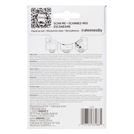 Picture of 33188 Aleene's Instant Tacky Reusable Craft Putty 80 Pc.