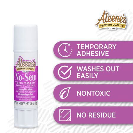 Picture of 49041 Aleene's No-Sew Temporary Fabric Glue Sticks 2 Pack