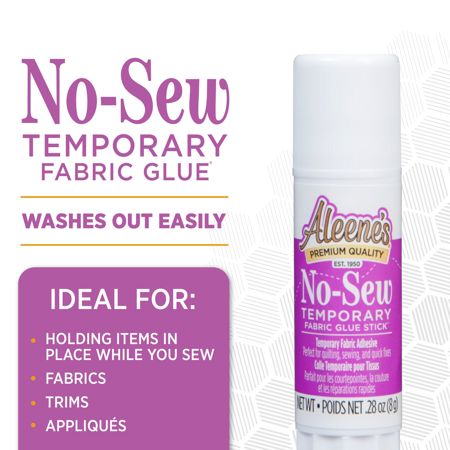 Picture of 49041 Aleene's No-Sew Temporary Fabric Glue Sticks 2 Pack