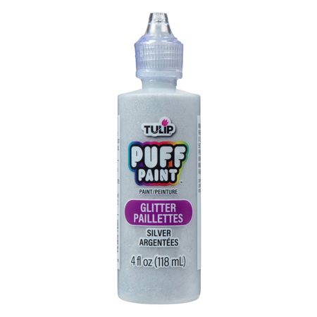 Picture of 41302 Tulip Dimensional Fabric Paint Glitter Silver 4 fl. oz.