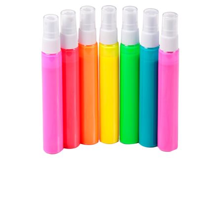 Picture of 31424 Fabric Spray Paint Mini Neon 7 Pack