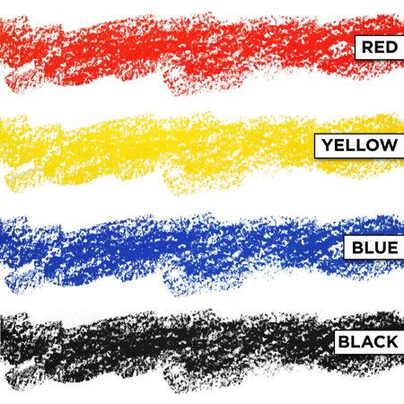 Picture of 33106 Tulip Fabric Crayons Primary 4 Pack