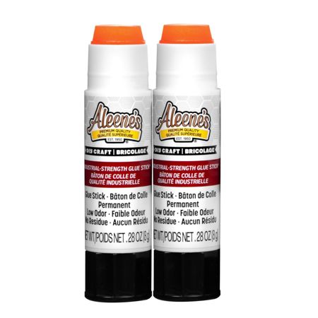 Picture of 43239 Aleene's DIY Craft Industrial-Strength Glue Sticks 2 Pack (contents no lids)