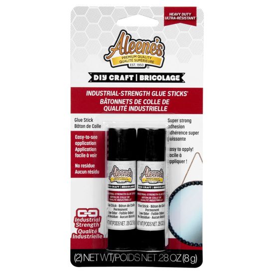 Picture of 43239 Aleene's DIY Craft Industrial-Strength Glue Sticks 2 Pack (front of blister)