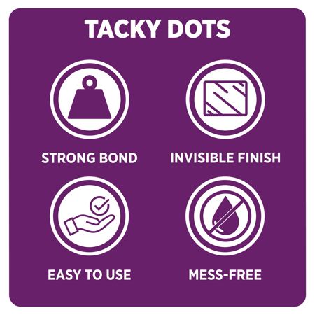 Picture of 33186 Aleene's Instant Tacky Adhesive Dots 3/8 Inch 120 pc.