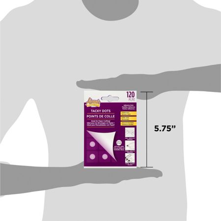 Picture of 33186 Aleene's Instant Tacky Adhesive Dots 3/8 Inch 120 pc.