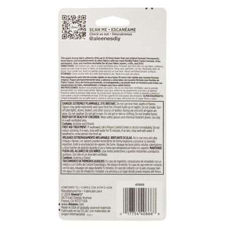 Picture of 40666 Aleene's Quick Dry Fabric Fusion 1.5 fl. oz.