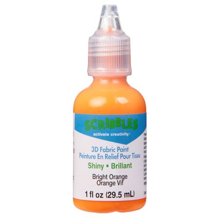 Picture of 54115 3D Fabric Paint Bright Orange 1 oz.