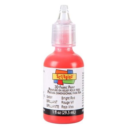 Picture of 54121 3D Fabric Paint Bright Red 1 oz.