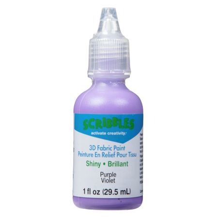 Picture of 54124 3D Fabric Paint Purple 1 oz.